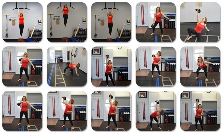 Kelly Scott Performing Full Body Strength Training Methods