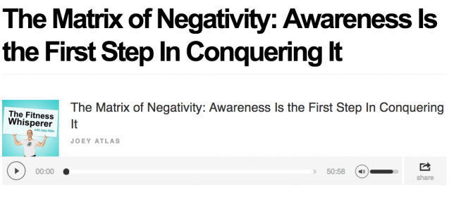 Beating the Matrix of Negativity In Your Life