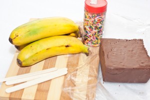 Frozen Chocolate Covered Banana Treats 1