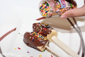 Frozen Chocolate Covered Banana Treats 8