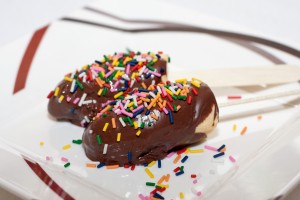 Frozen Chocolate Covered Banana Treats 9